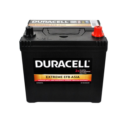 Автомобільний акумулятор DURACELL Extreme EFB Asia (D23) 65Ah 550A R+ (правий +)