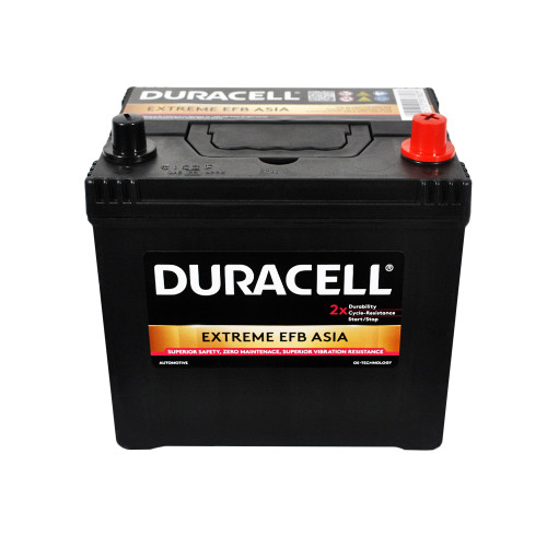 Автомобільний акумулятор DURACELL Extreme EFB Asia (D23) 65Ah 550A R+ (правий +)
