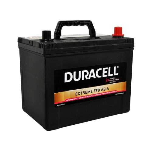 Автомобільний акумулятор DURACELL Extreme EFB Asia (D26) 70Ah 680A R+ (правий +)