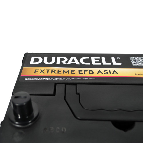 Автомобільний акумулятор DURACELL Extreme EFB Asia (D26) 70Ah 680A R+ (правий +)