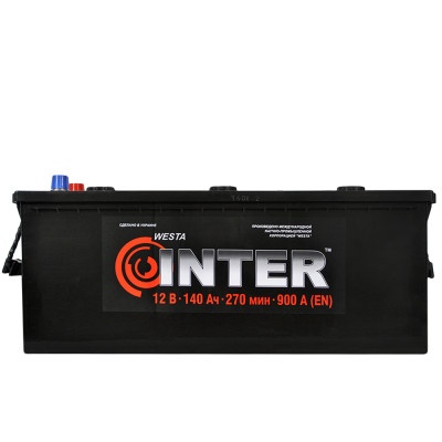 Автомобільний акумулятор INTER 140Ah 900A L+ (D4) (WESTA, Україна)