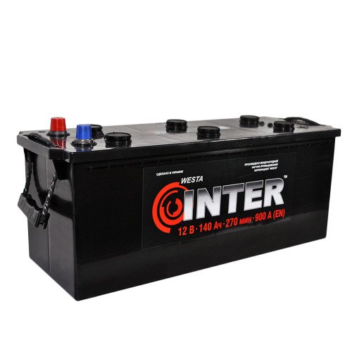 Автомобільний акумулятор INTER 140Ah 900A L+ (D4) (WESTA, Україна) Автомобільний акумулятор INTER 140Ah 900A L+ (D4) (WESTA, Україна)