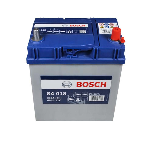 Автомобільний акумулятор BOSCH Asia 40Ah 330A R+ (правий +) B19 (S40 180)