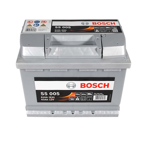 Автомобільний акумулятор BOSCH 63Ah 610A R+ (правий +) S50 050