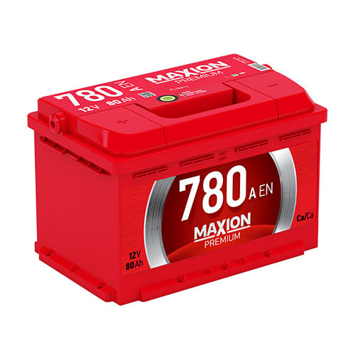 Автомобільний акумулятор MAXION Premium 80Аh 780A R+ (правий +)