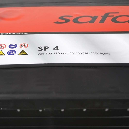 Автомобільний акумулятор SAFA Platino Truck 225Ah 1150A L+ (лівий +)