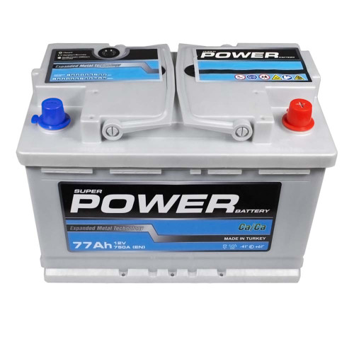Автомобільний акумулятор POWER Silver 77Аh 750A R+ (правий +) L3 MF