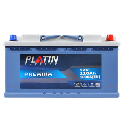 Автомобільний акумулятор PLATIN Premium 110Ah 1000A R+ (правий +) MF L5