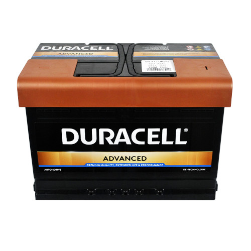Автомобільний акумулятор DURACELL Advanced (L3) 74Ah 680A R+ (правий +)