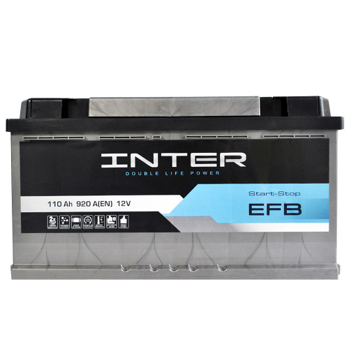 Автомобільний акумулятор INTER EFB 110Ah 920A R+ (L5) (WESTA)