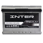 Автомобільний INTER Premium 60Ah 600A R+ (L2B) акумулятор (WESTA)