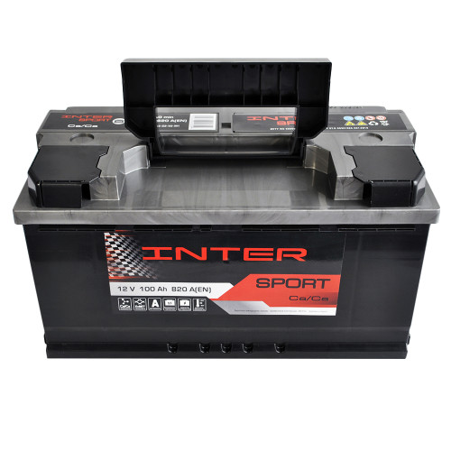 Автомобільний акумулятор INTER Sport 100Ah 820A R+ (L5) (WESTA)