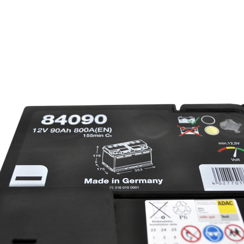 Автомобільний акумулятор MOLL X-Tra Charge (L5B) 90Ah 800A R+ (правий +)