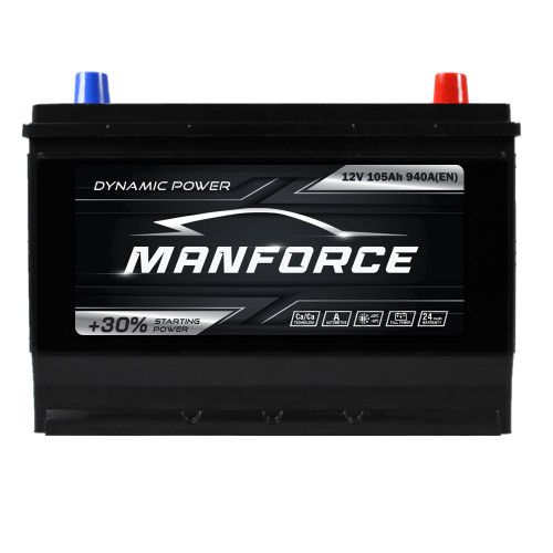Автомобільний акумулятор MANFORСE Asia smf (N70) 105Ah 940A R+