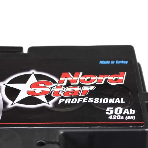 Автомобільний акумулятор NORD STAR Economy 50Аh 420A L+ (лівий +)