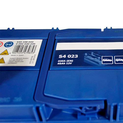 Автомобільний акумулятор BOSCH Asia 45Ah 330A L+ (лівий +) B24 (S40 230)