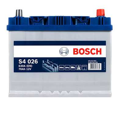 Автомобільний акумулятор BOSCH Asia 70Ah 630A R+ (правий +) S40 260