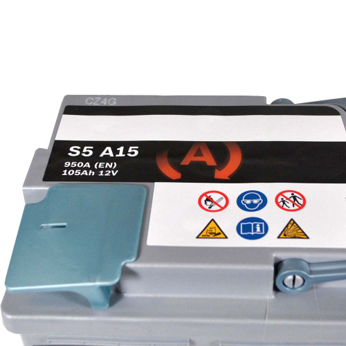 Автомобильный аккумулятор BOSCH AGM 105Ah 950A R+ (правий +) L6 (S5A 150)