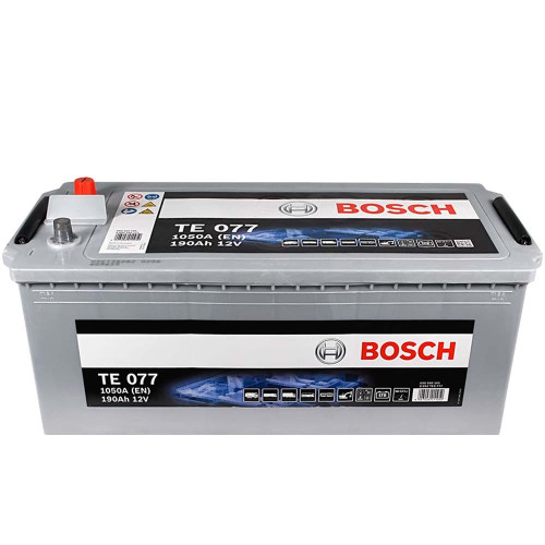 Автомобільний акумулятор BOSCH EFB 190Ah 1050A L+ (лівий +) D5 (TE0 777)