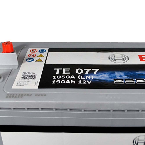 Автомобільний акумулятор BOSCH EFB 190Ah 1050A L+ (лівий +) D5 (TE0 777)