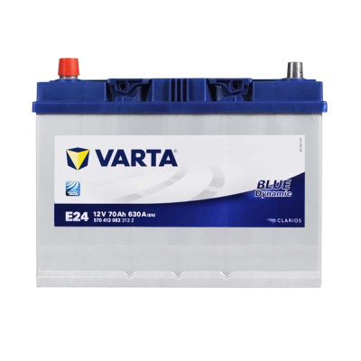 Автомобільний акумулятор VARTA Blue Dynamic Asia 70Ah 630А L+ (лівий +) E24