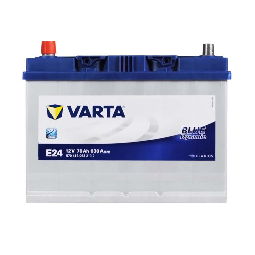 Автомобільний акумулятор VARTA Blue Dynamic Asia 70Ah 630А L+ (лівий +) E24