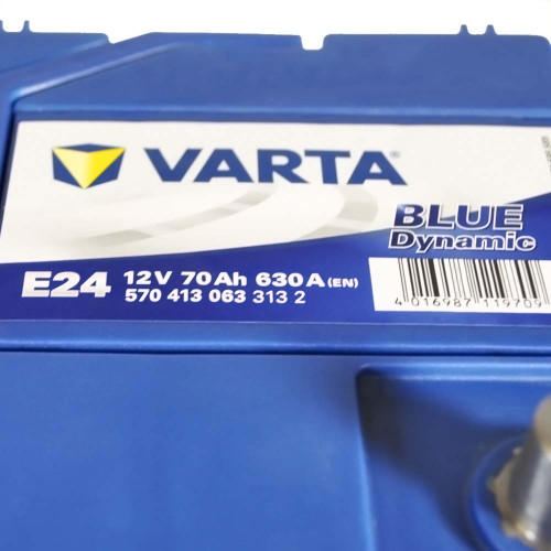 Автомобільний акумулятор VARTA Blue Dynamic Asia 70Ah 630А L+ (лівий +) E24