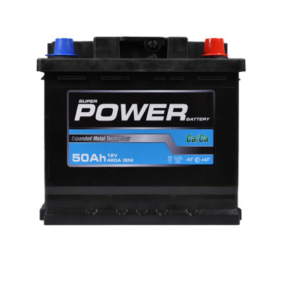 Автомобільний акумулятор POWER Black 50Аh 420A R+ (правий +) L1 MF