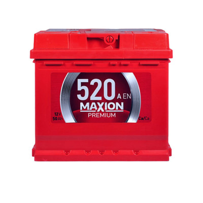 Автомобільний акумулятор MAXION Premium 50Аh 520A L+ (лівий +) TR L1