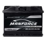Автомобільний акумулятор MANFORСE 60Ah 540A R+ (правий +) MF L2