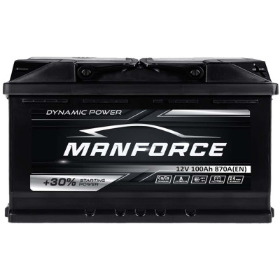 Автомобільний акумулятор MANFORСE 100Ah 870A R+ (правий +) MF L5