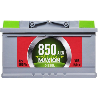 Автомобільний акумулятор MAXION Diesel 100Ah 850A R+ (правий +) MF LB4