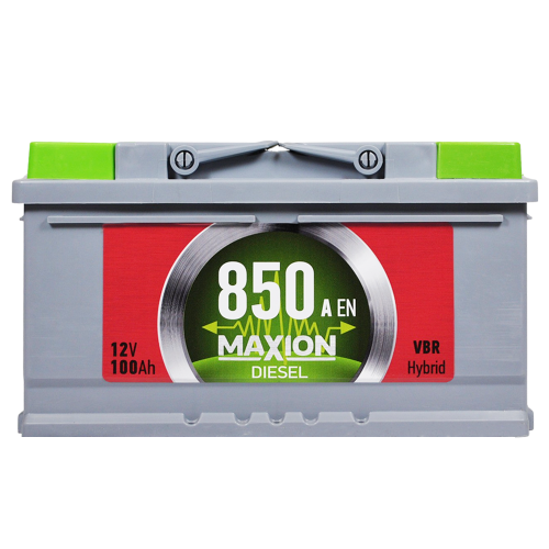 Автомобільний акумулятор MAXION Diesel 100Ah 850A R+ (правий +) MF LB4