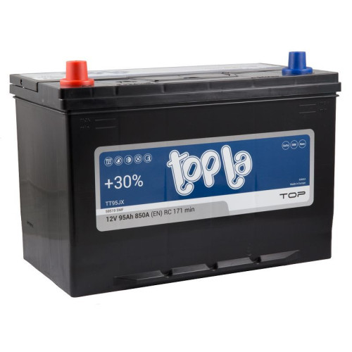 Авто аккумулятор Topla TOP 95Ah 850A  Japan L+ (левый+)
