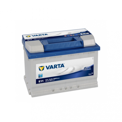 Автомобільний акумулятор VARTA Blue Dynamic 74Ah 680A R+ (правий +) E11
