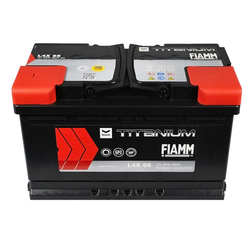 Автомобільний акумулятор FIAMM Titanium Black 95Аh 850А L+ (лівий +)