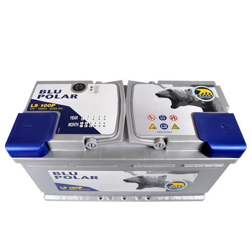 Автомобільний акумулятор BAREN Blu polar 100Аh 870А R+ (правий +)