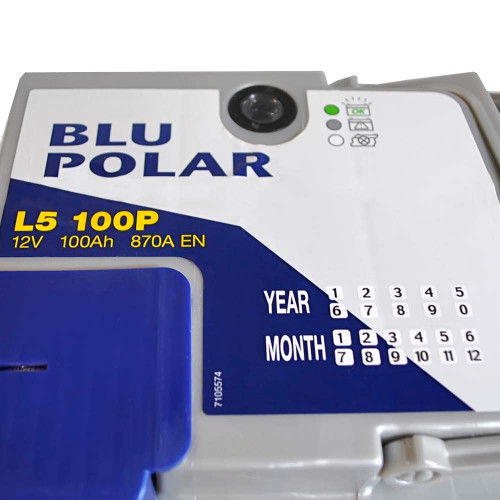 Автомобільний акумулятор BAREN Blu polar 100Аh 870А R+ (правий +)