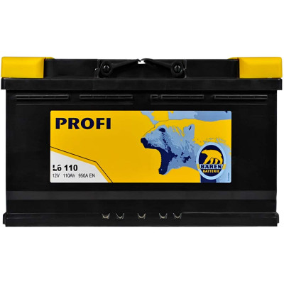 Автомобільний акумулятор BAREN Profi 110Аh 950А R+ (правий +)