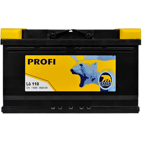 Автомобільний акумулятор BAREN Profi 110Аh 950А R+ (правий +)