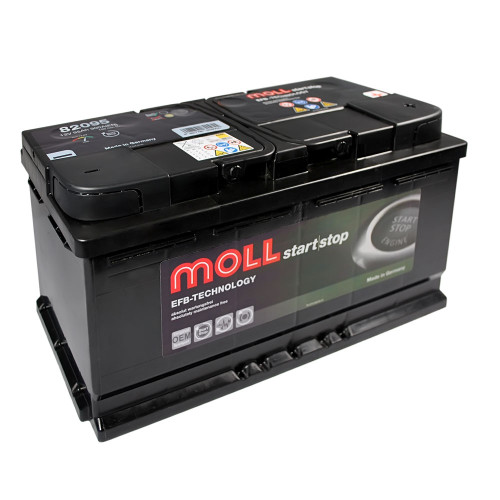 Автомобільний акумулятор MOLL EFB (L5) 95Ah 900A R+ (правий +)