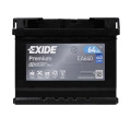 Автомобильный аккумулятор EXIDE Premium 64Аh 640Ah R+ (правый +) EA640