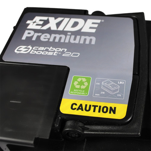Автомобільний акумулятор EXIDE Premium 72Аh 720Ah R+ (правий +) EA722