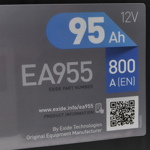 Автомобільний акумулятор EXIDE Premium (EA955) Asia (D31) 95Аh 800Ah L+
