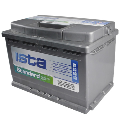 Автомобільний акумулятор ISTA Standard (L3) 77 Аh 720А R+