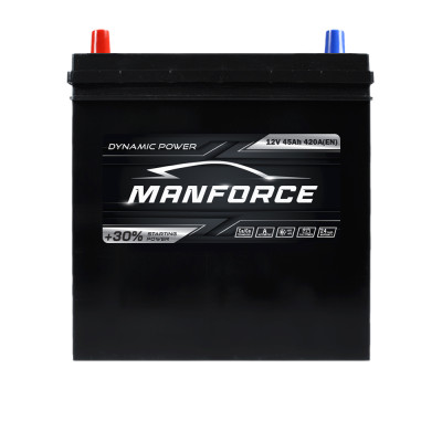 Автомобільний акумулятор MANFORСE Asia smf (NS40) 45Ah 420A L+ т. к.