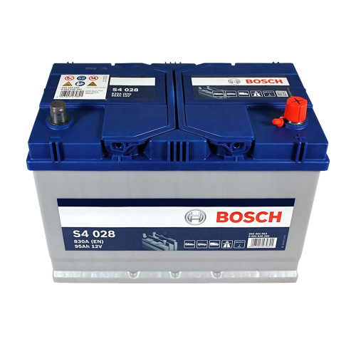 Автомобільний акумулятор BOSCH Asia 95Ah 830A R+ (правий +) S40 280
