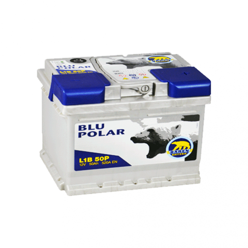 Автомобільний акумулятор BAREN Blu polar 50Аh 520А R+ (правий +)