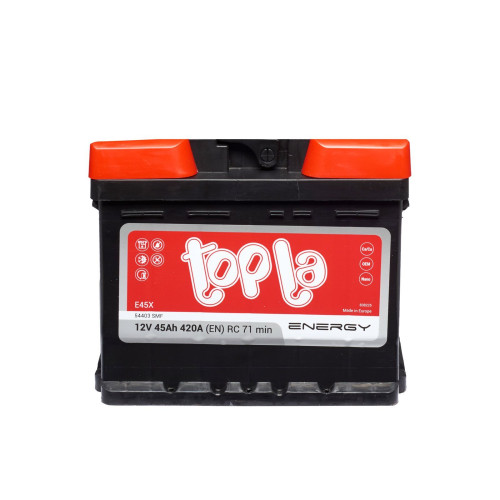 Авто акумулятор Topla 45Ah 420A Energy (L1B) L+ (лівий +)