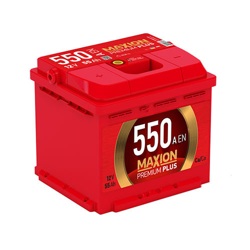 Автомобільний акумулятор MAXION Premium Plus 55Аh 550 L+ (лівий +)